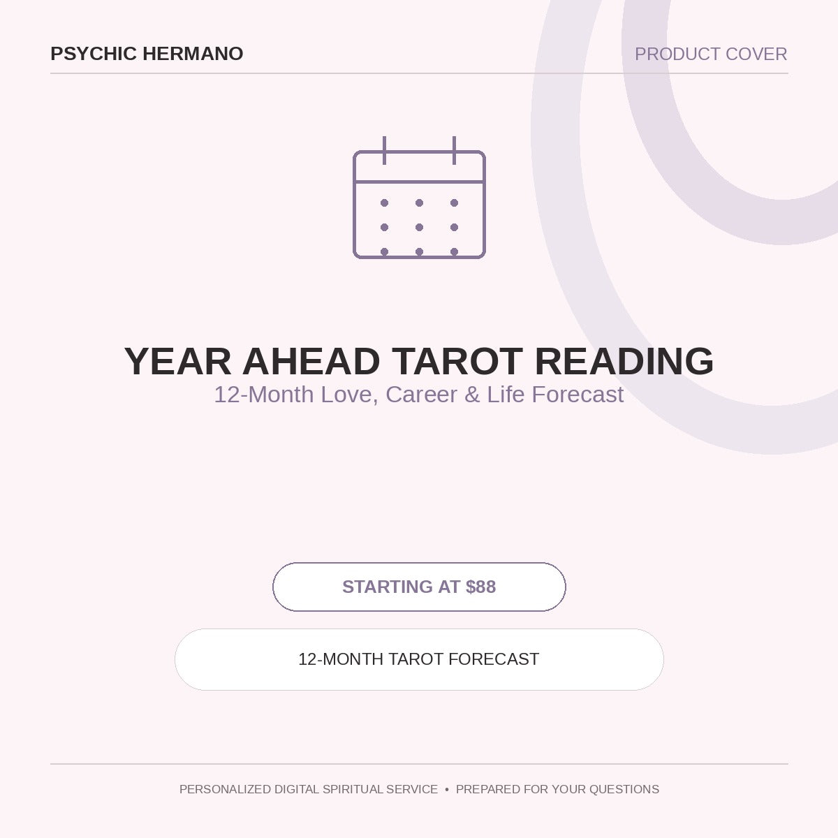 Year Ahead Tarot Reading by Psychic Hermano – 12-Month Love, Career & Life Forecast